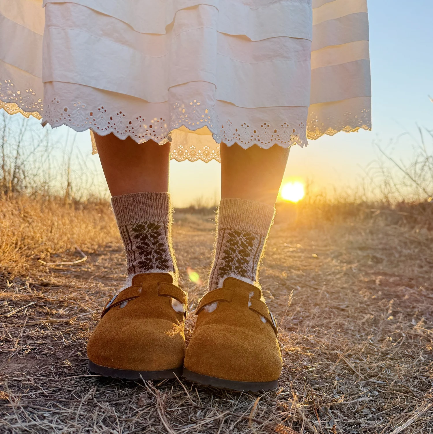 Apricity Socks — SummerLeeDesignCo
